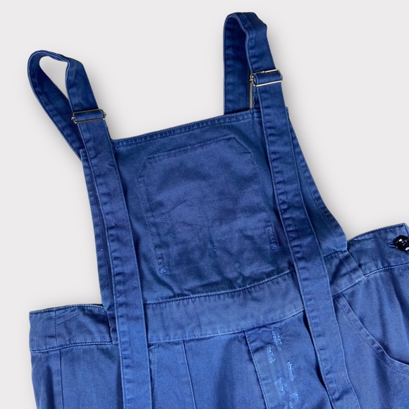 At Your Own Risk Vintage Fold Down Overall Pants - Picture 9 of 11